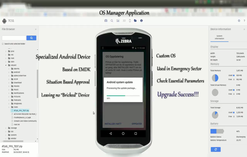 Custom Android OS Manager screenshot 5